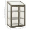Skleník 60 x 45 x 100 cm jedlové dřevo 314849
