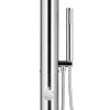 Zahradní sprcha 225 cm nerezová ocel 315941