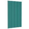 Střešní panely 12 ks pozinkovaná ocel zelené 80 x 45 cm 317199