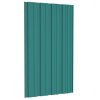 Střešní panely 12 ks pozinkovaná ocel zelené 80 x 45 cm 317199
