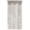 Macramé závěs taupe 140 x 240 cm bavlna 323983