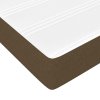 Taštičková matrace tmavě hnědá 80 x 200 x 20 cm textil 347677