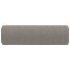 Dekorační polštáře 2 ks taupe Ø 15 x 50 cm textil 349508