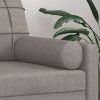 Dekorační polštáře 2 ks taupe Ø 15 x 50 cm textil 349508