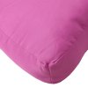 Poduška na palety růžová 60 x 40 x 12 cm textil 360577
