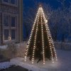 Světelná síť na vánoční stromek 300 studených bílých LED 300 cm 328889