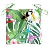 Podušky na židli 6 ks vícebarevné 40 x 40 x 7 cm textil 361494
