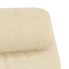 Relaxační křeslo krémové textil 341132