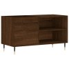 Skříňka na LP desky hnědý dub 85 x 38 x 48 cm kompozitní dřevo 831699
