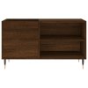 Skříňka na LP desky hnědý dub 85 x 38 x 48 cm kompozitní dřevo 831699