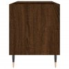 Skříňka na LP desky hnědý dub 85 x 38 x 48 cm kompozitní dřevo 831699