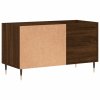 Skříňka na LP desky hnědý dub 85 x 38 x 48 cm kompozitní dřevo 831699