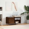 Skříňka na LP desky hnědý dub 85 x 38 x 48 cm kompozitní dřevo 831699