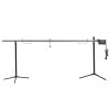 Grilovací rožeň s motorkem nerezová ocel 207 x 45 x 81 cm 44644
