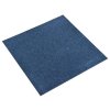 Kobercové podlahové dlaždice 20 ks 5 m² 50 x 50 cm tmavě modré 147315