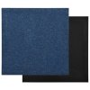 Kobercové podlahové dlaždice 20 ks 5 m² 50 x 50 cm tmavě modré 147315
