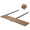 WPC dutá terasová prkna a příslušenství 10 m² 2,2 m teak 275711