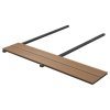 WPC dutá terasová prkna a příslušenství 10 m² 2,2 m teak 275711