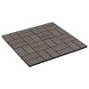 22 ks terasové dlaždice 30 x 30 cm 2 m² WPC tmavě hnědé 277810