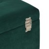 Lavice s úložným prostorem 80 cm zelená samet 329929