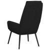 Relaxační židle černá textil 341318
