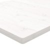 Stolní deska bílá 110x55x2,5 cm masivní borovice obdélníková 824411