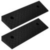 Nájezdové rampy na obrubník 2 ks 50 x 17,5 x 5 cm pryž 150980