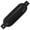 Lodní nárazník 4 ks černý 51 x 14 cm PVC 92381