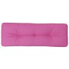 Poduška na palety růžová 120 x 40 x 12 cm textil 360643