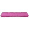 Poduška na palety růžová 120 x 40 x 12 cm textil 360643
