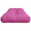 Poduška na palety růžová 120 x 40 x 12 cm textil 360643