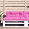 Poduška na palety růžová 120 x 40 x 12 cm textil 360643