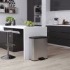 Curver Pedálový odpadkový koš Deco 65 l stříbrný 442066