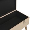 Lavice s úložným prostorem 80 cm béžová samet 329933
