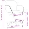 Otočná kancelářská židle vínová textil 344715