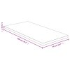 Stolní deska 50 x 100 x 2,5 cm bambus 352715