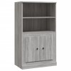 Skříň highboard šedá sonoma 60 x 35,5 x 103,5 kompozitní dřevo 816318