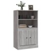 Skříň highboard šedá sonoma 60 x 35,5 x 103,5 kompozitní dřevo 816318