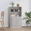 Skříň highboard šedá sonoma 60 x 35,5 x 103,5 kompozitní dřevo 816318