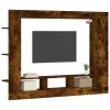TV skříňka kouřový dub 152 x 22 x 113 cm kompozitní dřevo 833727