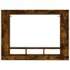 TV skříňka kouřový dub 152 x 22 x 113 cm kompozitní dřevo 833727