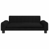 Pelíšek pro psy černý 90 x 53 x 30 cm textil 171851