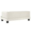 Pelíšek pro psy krémový 80 x 45 x 30 cm samet 171900