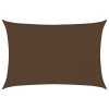 Plachta proti slunci 160 g/m² hnědá 3,5 x 5 m HDPE 311792
