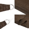 Plachta proti slunci 160 g/m² hnědá 3,5 x 5 m HDPE 311792