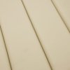 Poduška na lehátko béžová 200 x 70 x 3 cm oxfordská látka 314221