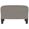 Podnožka taupe 60 x 50 x 41 cm textil 349334