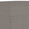 Podnožka taupe 60 x 50 x 41 cm textil 349334