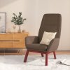 Relaxační židle taupe textil 341392