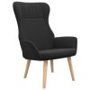 Relaxační židle černá textil 341400